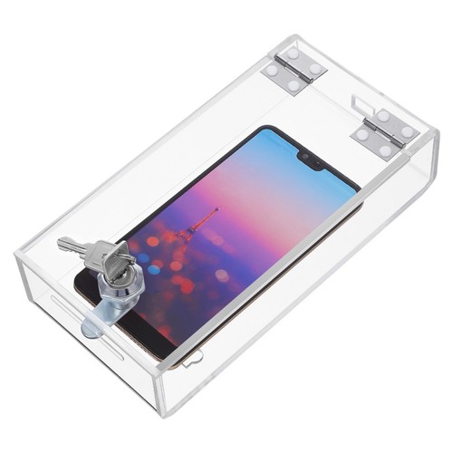 Transparent phone lock - phone, box