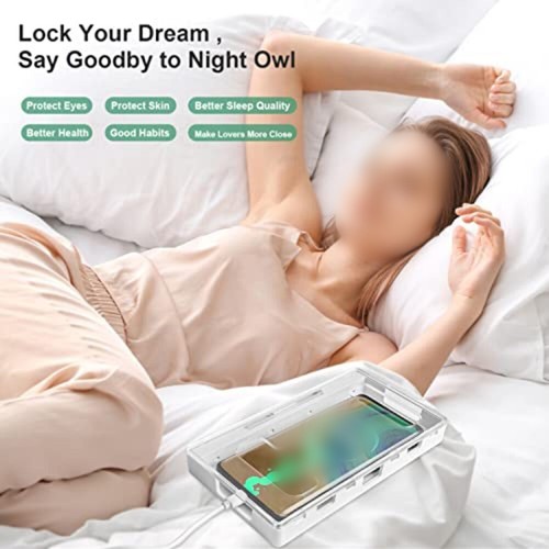 White phone lock box for - phone,