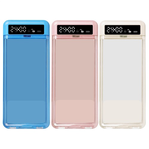 Cell phone lock box - with, timer